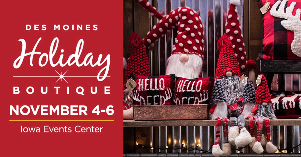 Des Moines Holiday Boutique 2022 Shopping Event