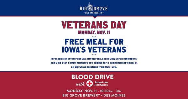 Veteran's Day at Big Grove