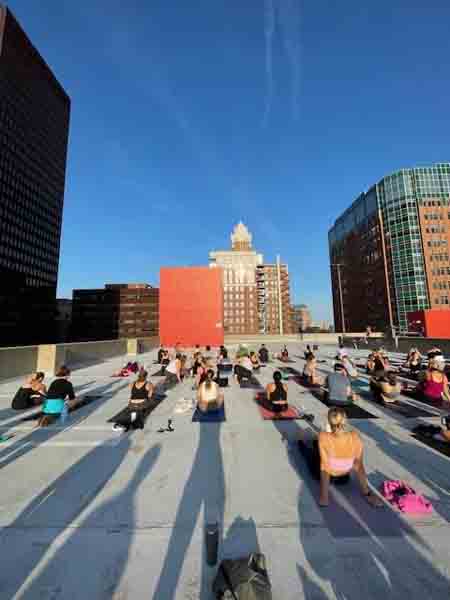 Yoga on the Roof