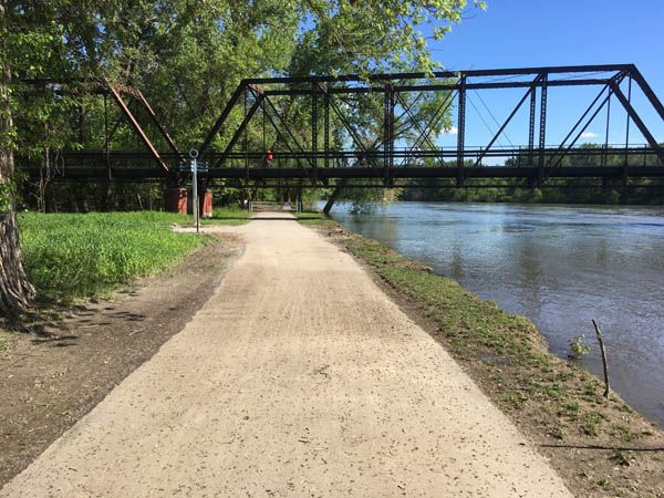 Biking Along the Trestle