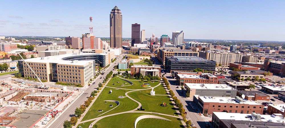 Outdoor Recreation and Trails in Downtown Des Moines