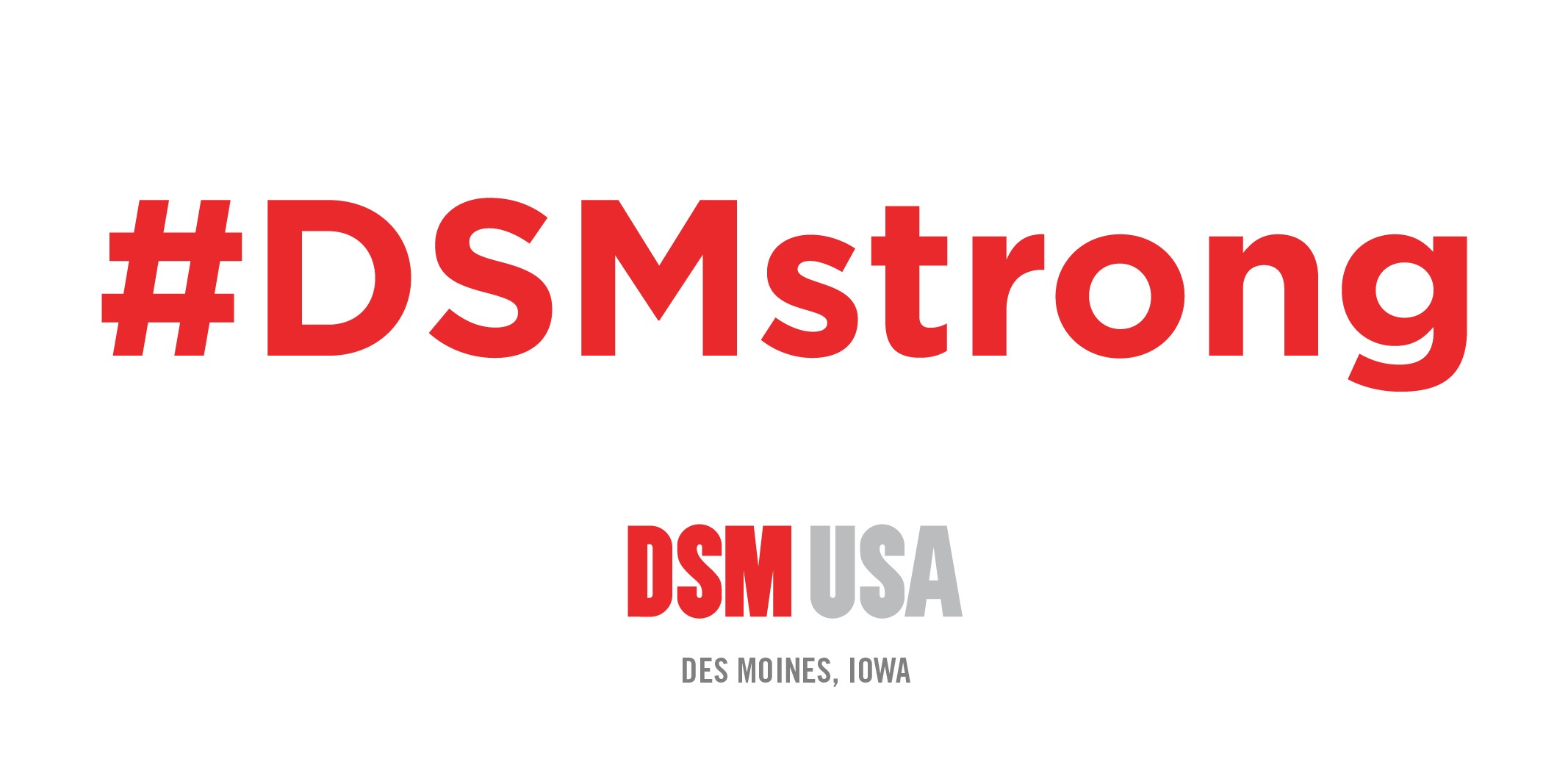 #DSMstrong Logo