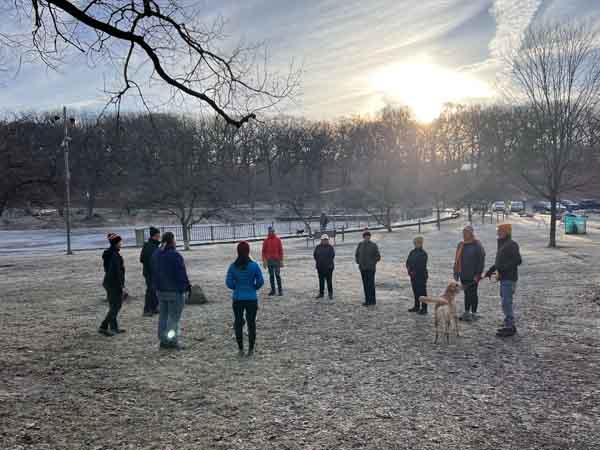 Outdoors in Winter