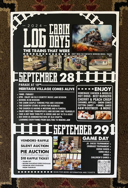 Log Cabin Days Poster