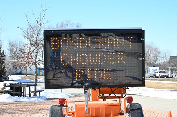 Chowder Ride Sign