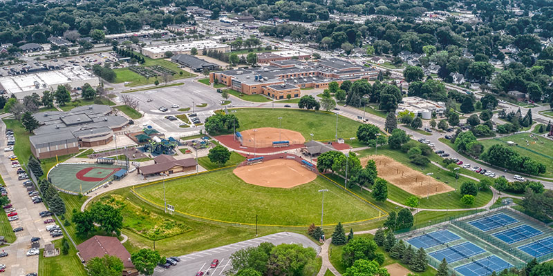 Aerial Photo of Neighborhood in DSM